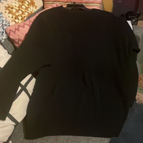 French designer inspired scoop, neck sweater - Picture 4 of 4